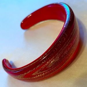 NWOT Red Premier Designs Cuff Bracelet
